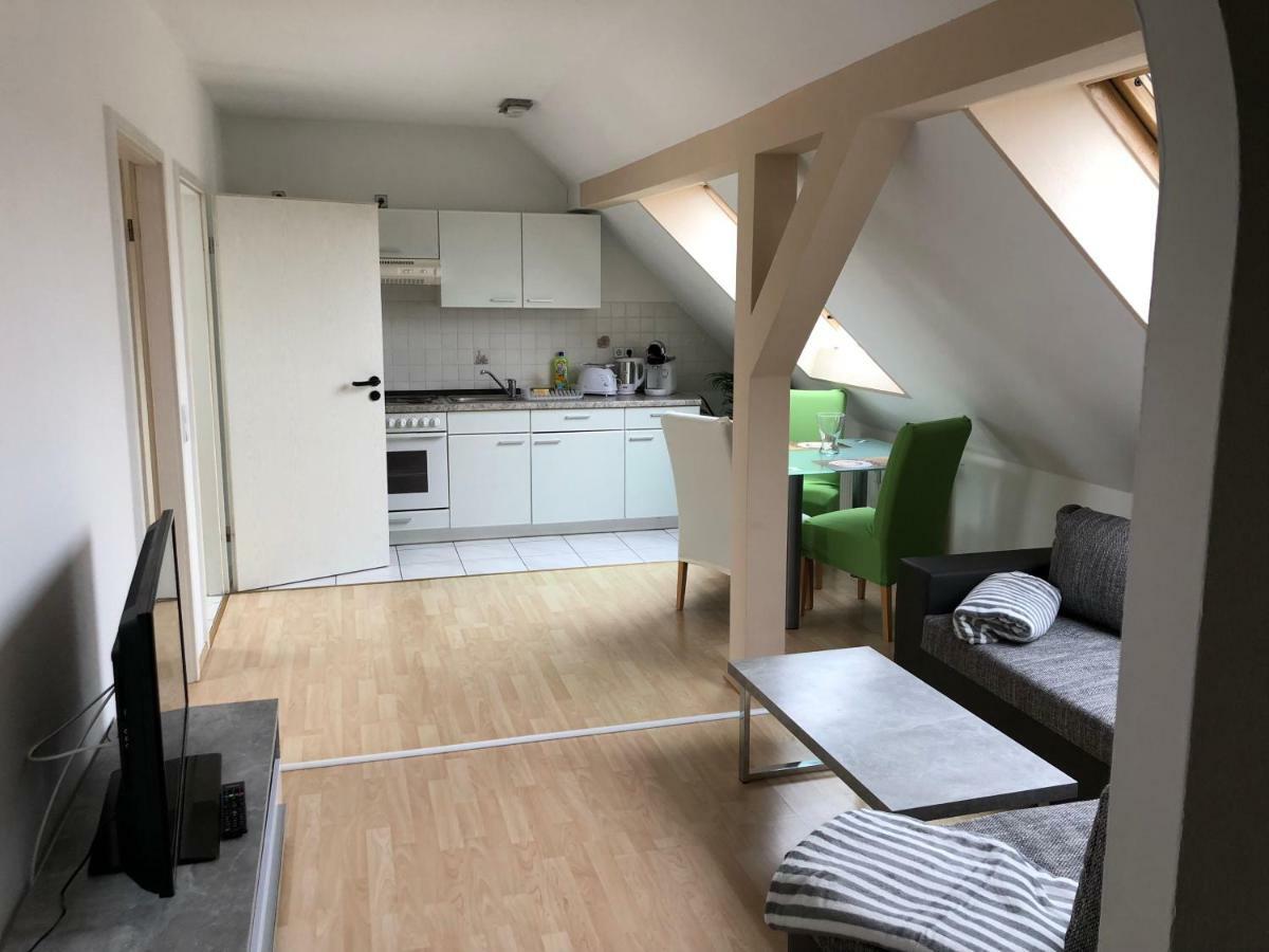 Kuschelige Dachgeschosswohnung Am Clarapark 라이프치히 외부 사진
